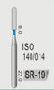 STRAIGHT ROUND END (SR) - DIAMOND BURS