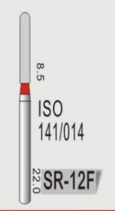 STRAIGHT ROUND END (SR) - DIAMOND BURS