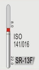 STRAIGHT ROUND END (SR) - DIAMOND BURS
