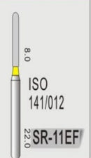 STRAIGHT ROUND END (SR) - DIAMOND BURS