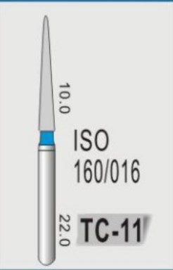 TAPER CONICAL END (TC) - DIAMOND BURS