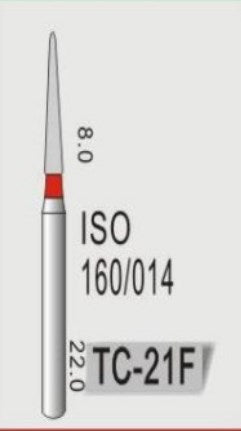 TAPER CONICAL END (TC) - DIAMOND BURS