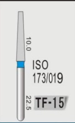 TAPER FLAT END (TF) - DIAMOND BURS