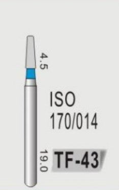 TAPER FLAT END (TF) - DIAMOND BURS