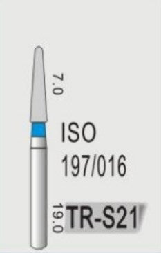 TAPER ROUND END  (TR) - DIAMOND BURS
