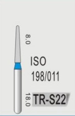 TAPER ROUND END  (TR) - DIAMOND BURS