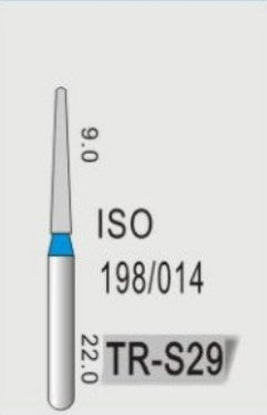 TAPER ROUND END  (TR) - DIAMOND BURS