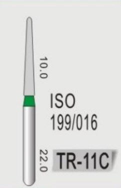 TAPER ROUND END  (TR) - DIAMOND BURS