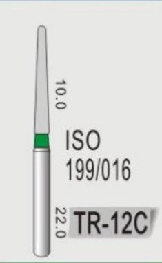 TAPER ROUND END (TR) - DIAMOND BURS