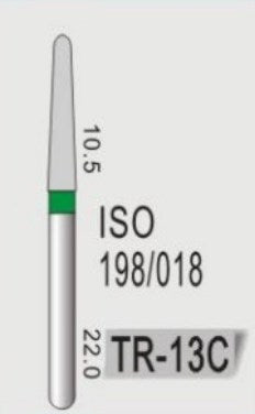 TAPER ROUND END (TR) - DIAMOND BURS