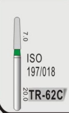 TAPER ROUND END  (TR) - DIAMOND BURS