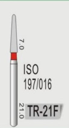 TAPER ROUND END (TR) - DIAMOND BURS