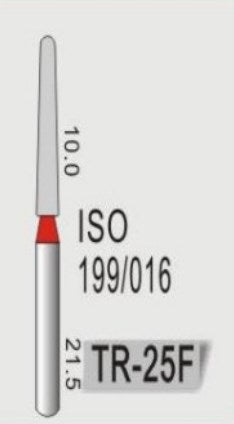 TAPER ROUND END (TR) - DIAMOND BURS