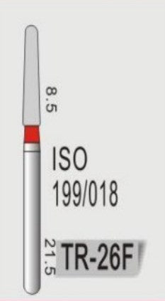 TAPER ROUND END (TR) - DIAMOND BURS