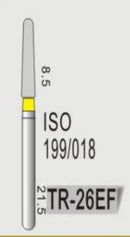 TAPER ROUND END (TR) - DIAMOND BURS