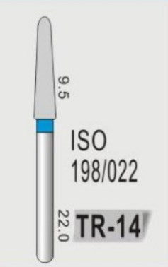 TAPER ROUND END (TR) - DIAMOND BURS