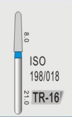 TAPER ROUND END (TR) - DIAMOND BURS