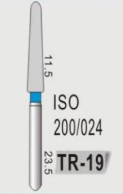 TAPER ROUND END  (TR) - DIAMOND BURS