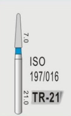 TAPER ROUND END (TR) - DIAMOND BURS