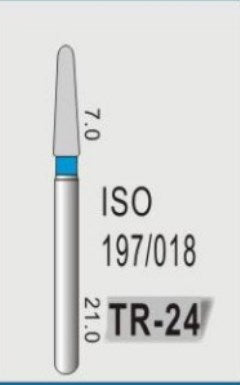 TAPER ROUND END  (TR) - DIAMOND BURS