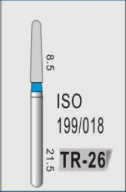 TAPER ROUND END  (TR) - DIAMOND BURS