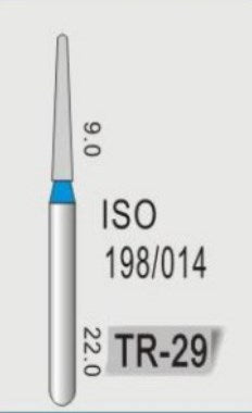 TAPER ROUND END  (TR) - DIAMOND BURS