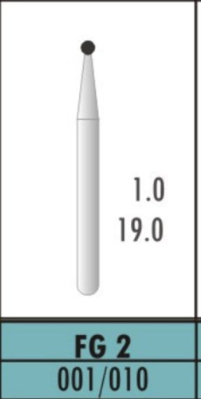 Ball Plain Cut 001 - Carbide Burs