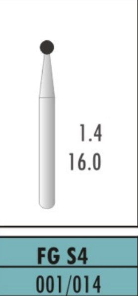 FG 316 SURGICAL 16MM - CARBIDE BURS