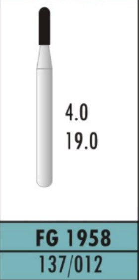 CROWN PREP FINE, CROSS 137- CARBIDE BURS