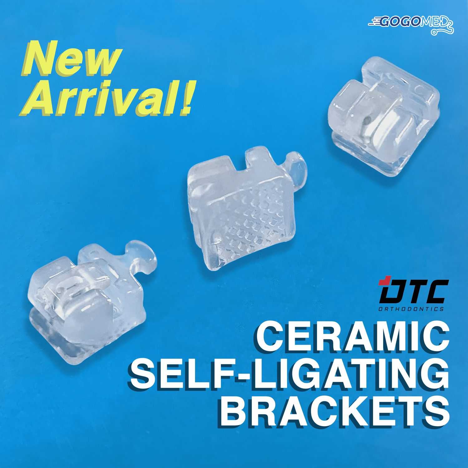 Ceramic Self-Ligating Roth Brackets - DTC – Gogomed Supplies