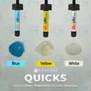 Quicks - Light Curing Temporary Filling Material (Packable) - 3g per Tube