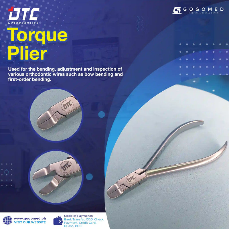 Torque Plier Torque Plier (Tweed Arch Forming) - DTC – Gogomed Supplies