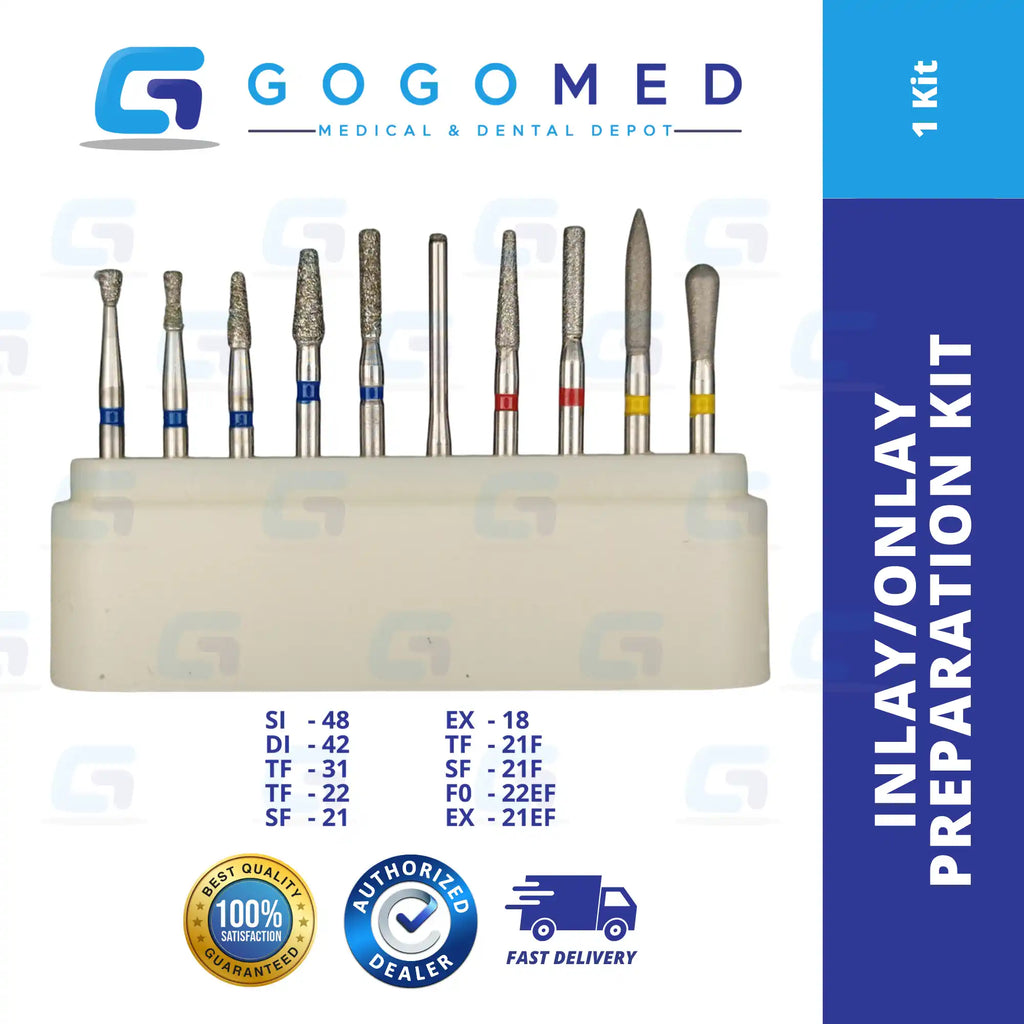 Inlay/Onlay Preparation Burs - 1 Set – Gogomed Supplies