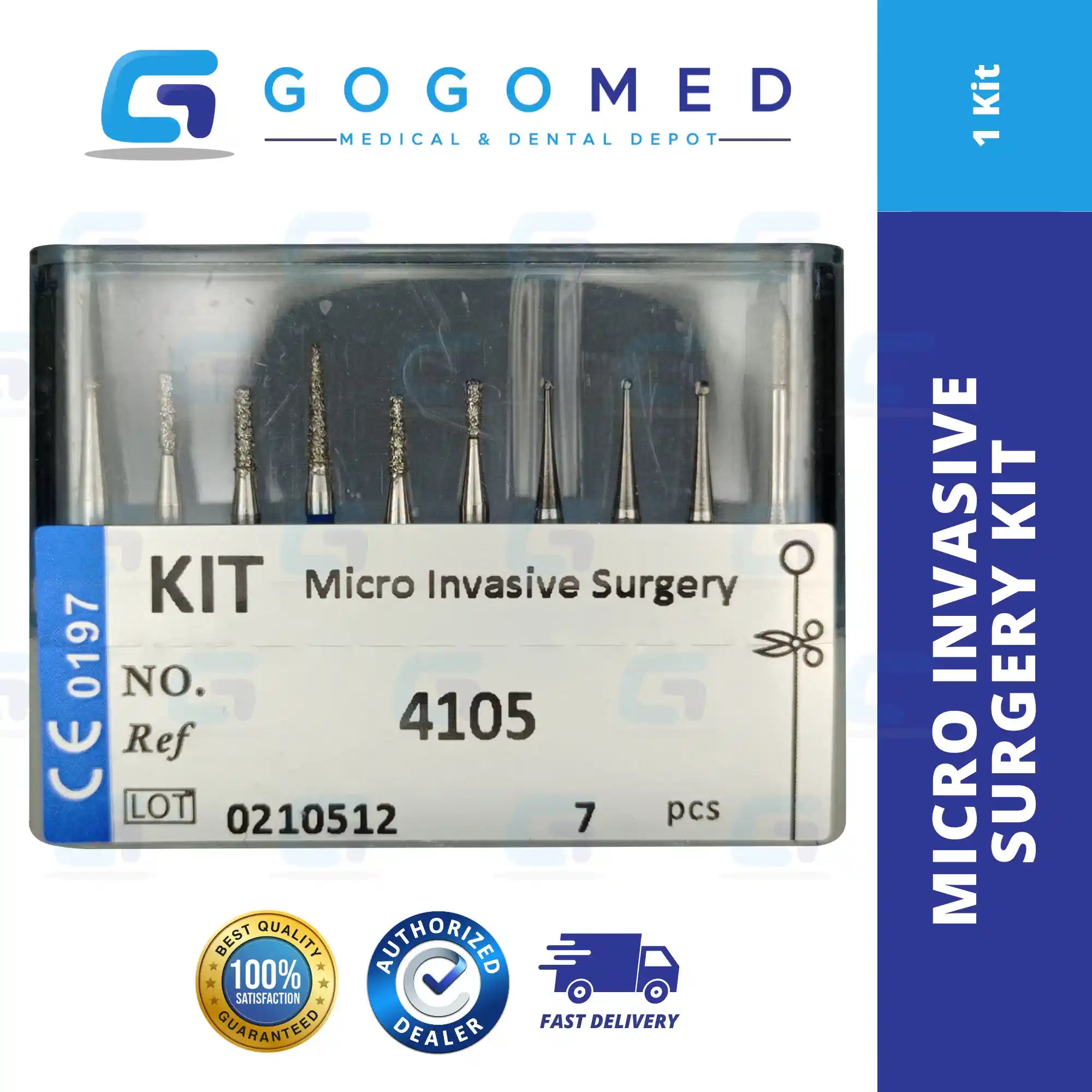 Micro Invasive Surgery Burs - 1 Set