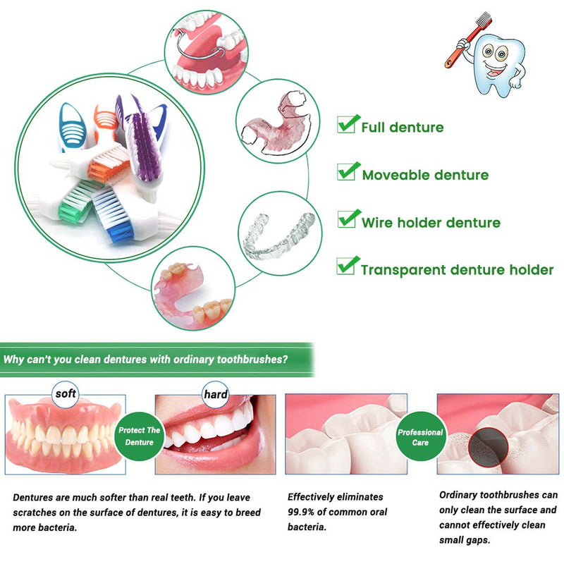 Premium Denture Cleaning Brush