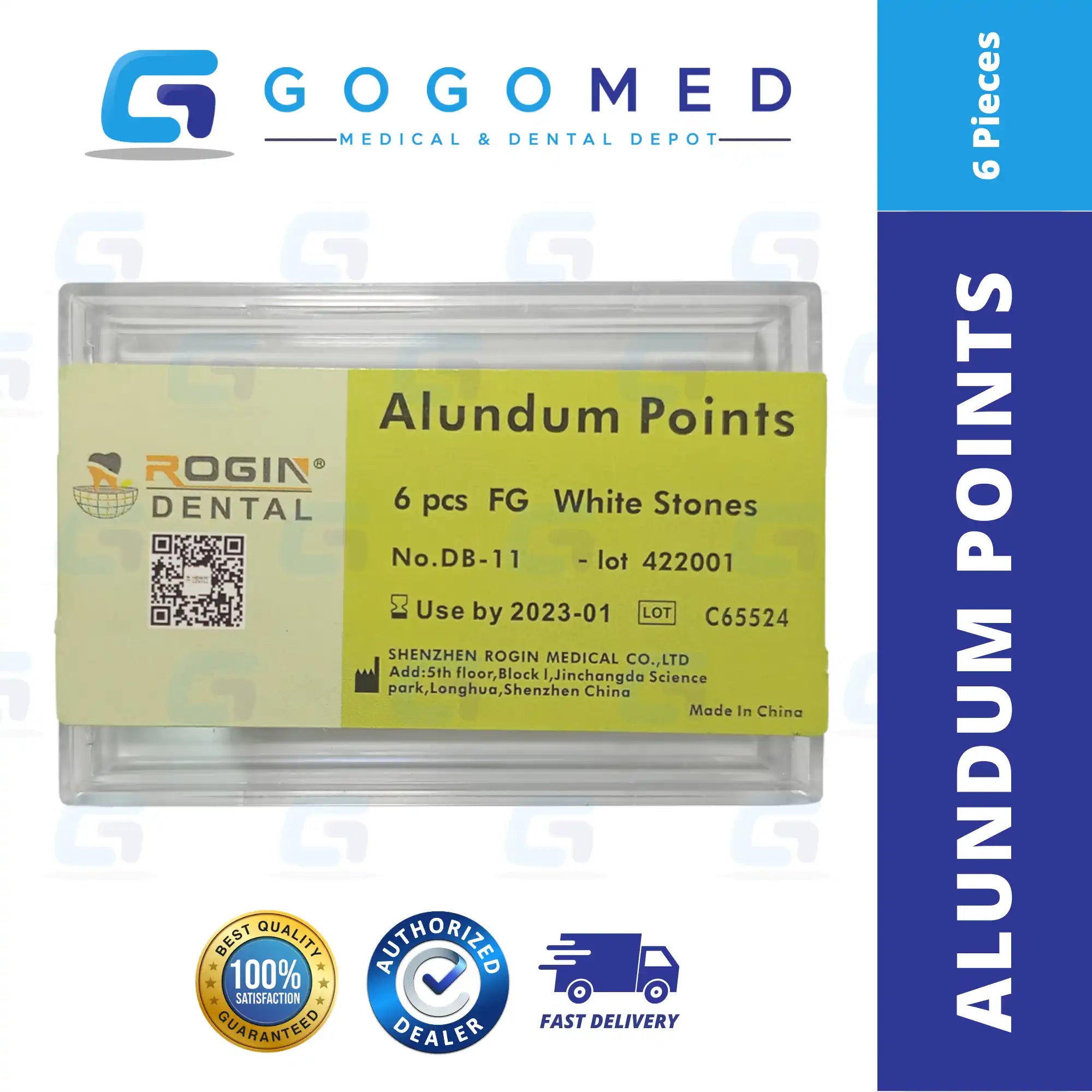 Alundum Points Composite Polishing and Finishing Kit 6pcs