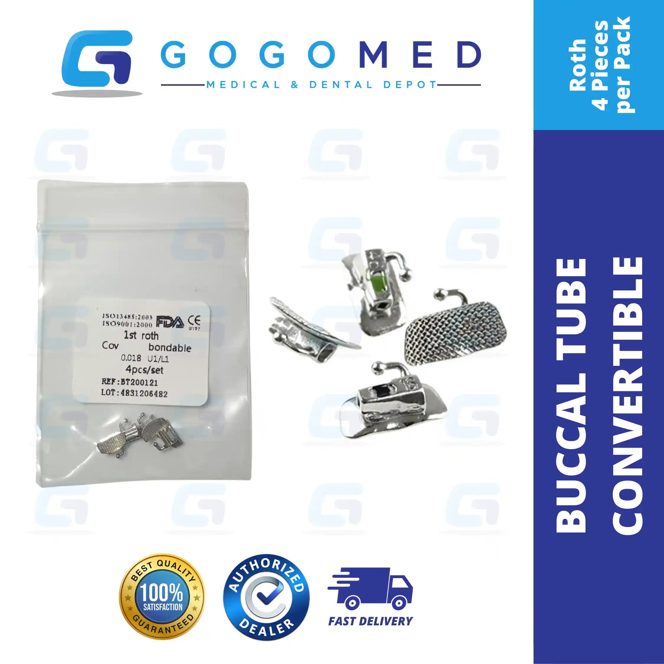 Buccal Tube Roth (Convertible)