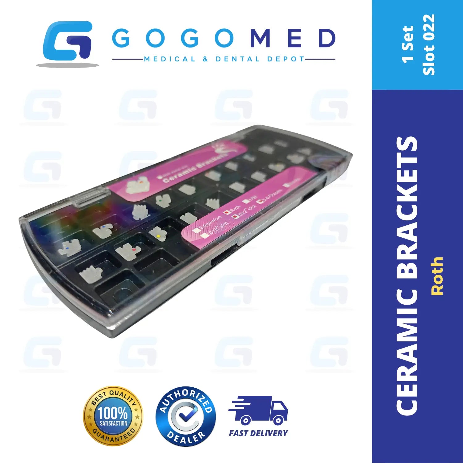 Ceramic Brackets Roth Slot 022 - Sky Ortho 1 Set