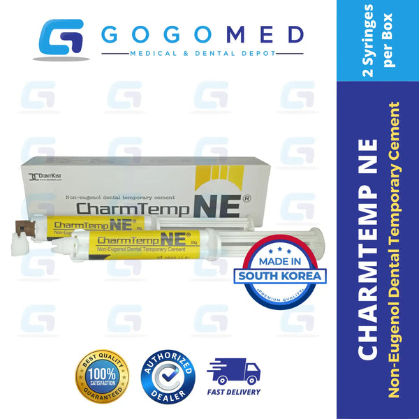 CharmTemp NE - Non-Eugenol Dental Temporary Cement (Syringe/Tube Type)