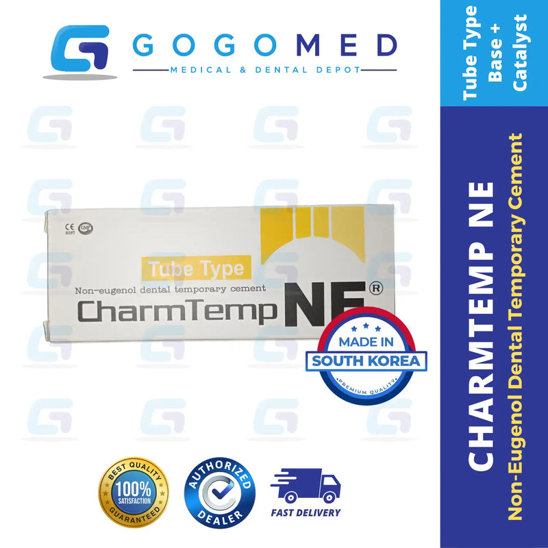 CharmTemp NE - Non-Eugenol Dental Temporary Cement (Syringe/Tube Type)