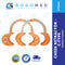 Cheek Retractor - C-Type 2pcs (Rubber Coated)