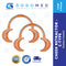 Cheek Retractor - C-Type 2pcs (Rubber Coated)