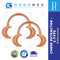 Cheek Retractor - C-Type 2pcs (Rubber Coated)