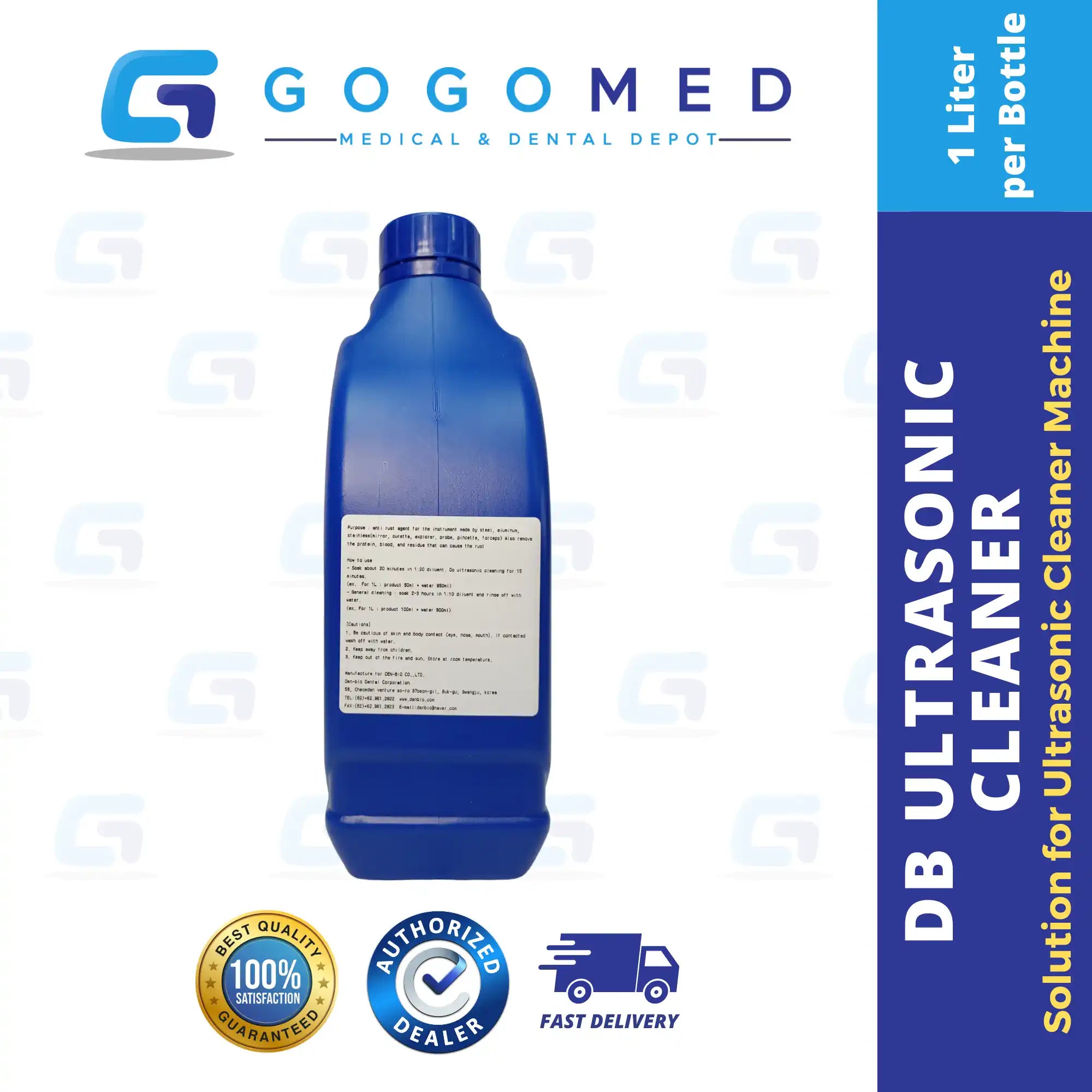 DB Ultrasonic Cleaner Solution 1000mL