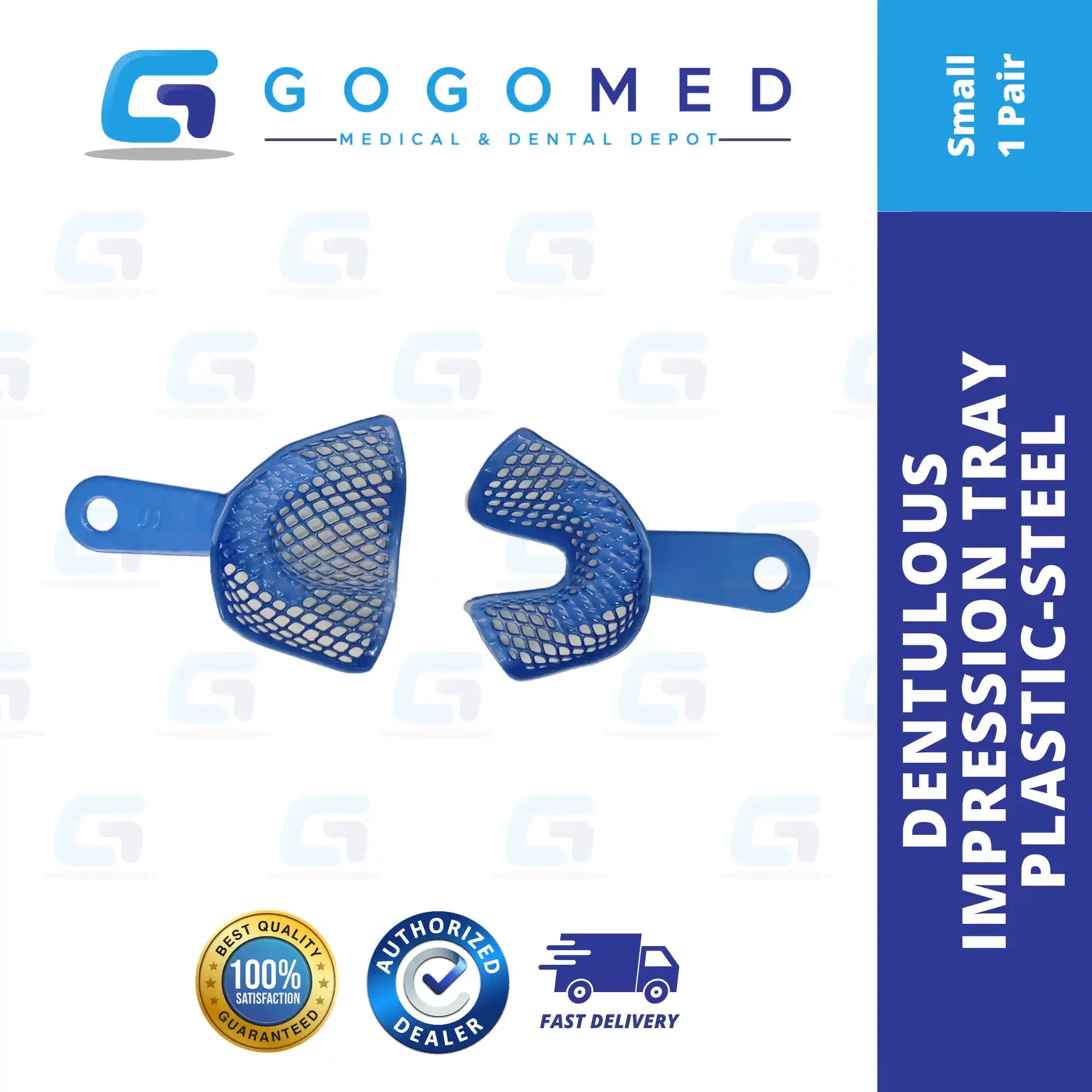 Dentulous Impression Tray Plastic-Steel
