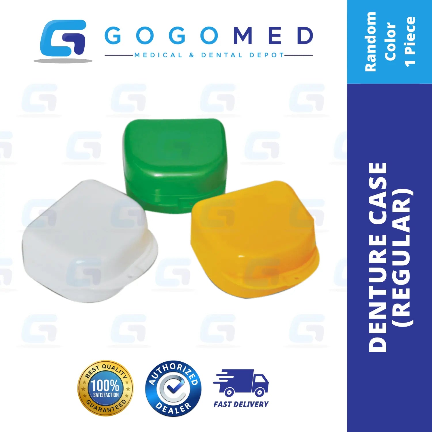 Denture Case Regular Gogomed Supplies