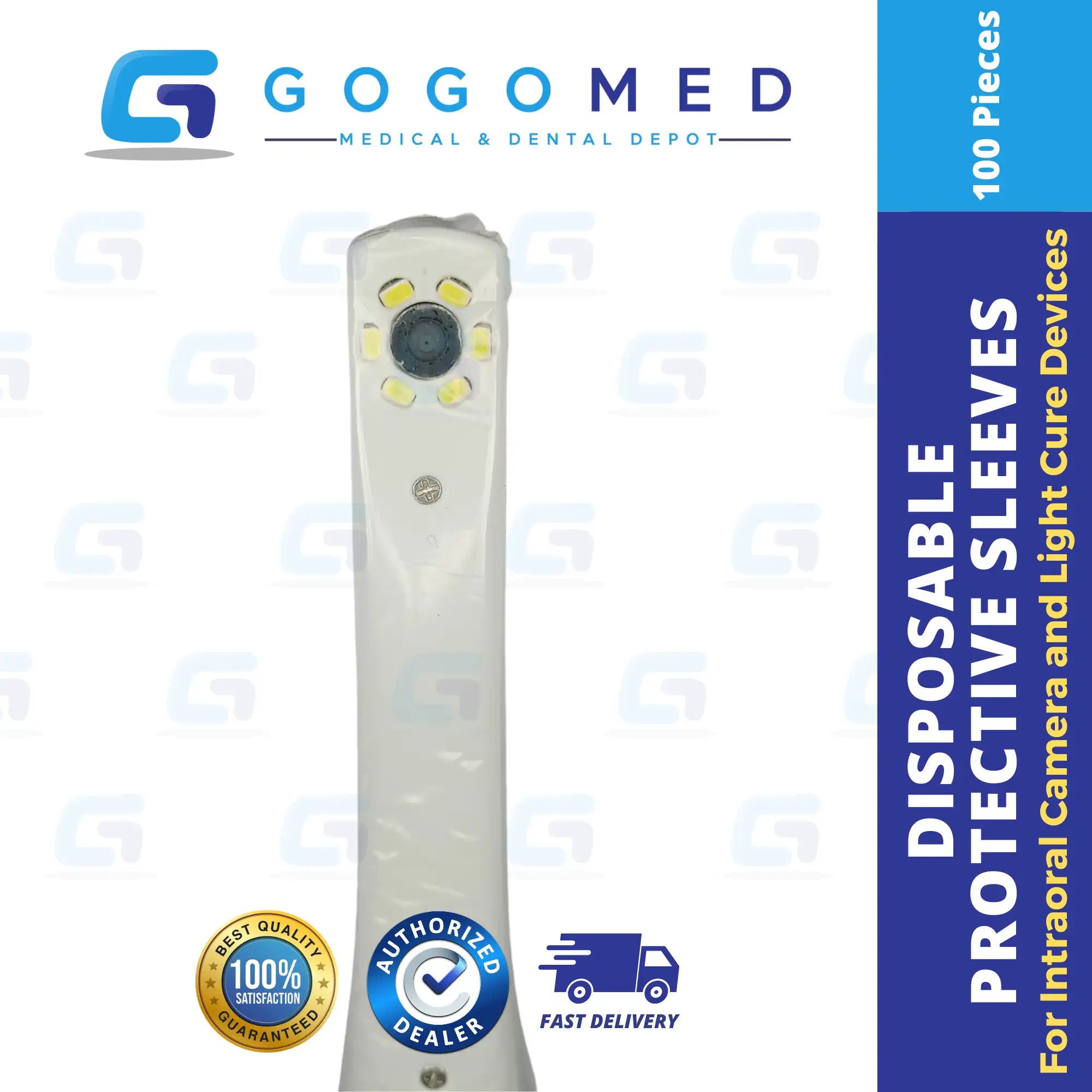 Disposable Protective Sleeves - Intraoral Camera/Light Cure 100pcs