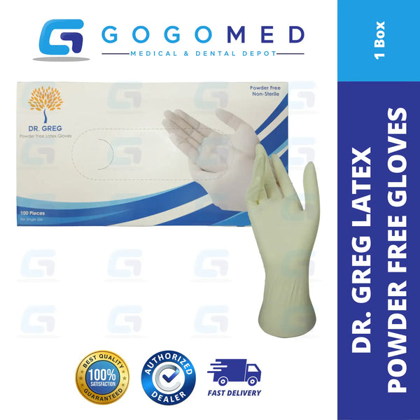 Latex Gloves Powder Free - Dr. Greg