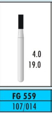 Cylinder Cross Cut 107 - Carbide Burs
