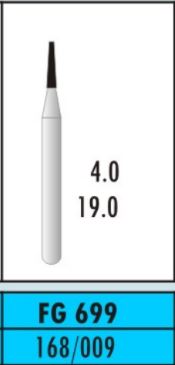 Taper Cross Cut 168 - Carbide Burs